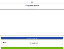 Tablet Screenshot of dragonbowlonline.com